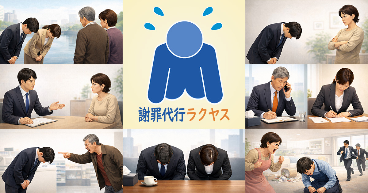 謝罪代行ラクヤス 謝罪代行ラクヤス